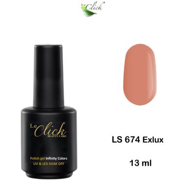 Le click Polish Gel Infinity ( LS-674 ) Exlux 13 ml