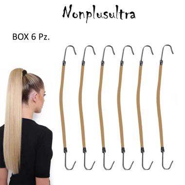 Nonplusultra Elastici con Gancio BIONDO per raccolti ( Box 6 pz )