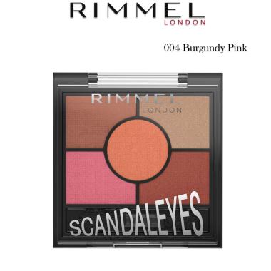 Rimmel Scandaleyes Palette Ombretti 5 pz 004 Burgundy Pink 3,8 g