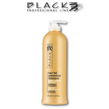 Black Shampoo Anticaduta Pantenolo e Placenta 500 ml